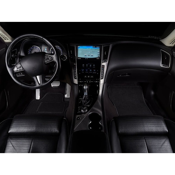Sorte velourmåtter til: Honda Jazz II hatchback (2002-2007)_MGF