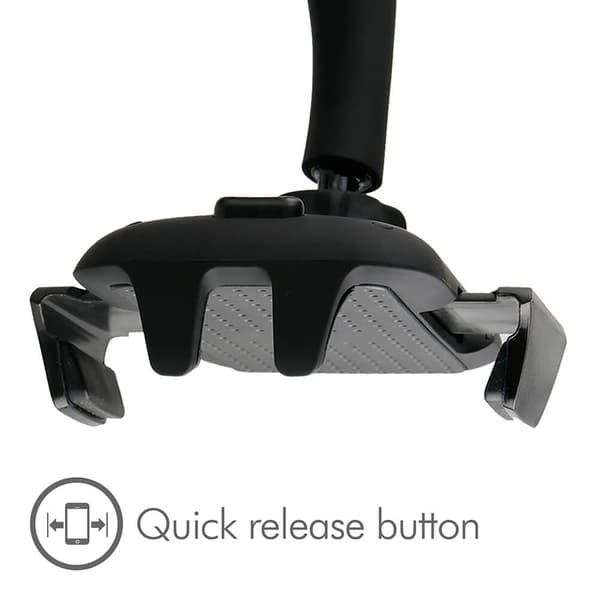 Mobile Holder with Suction Cup Mount Svart