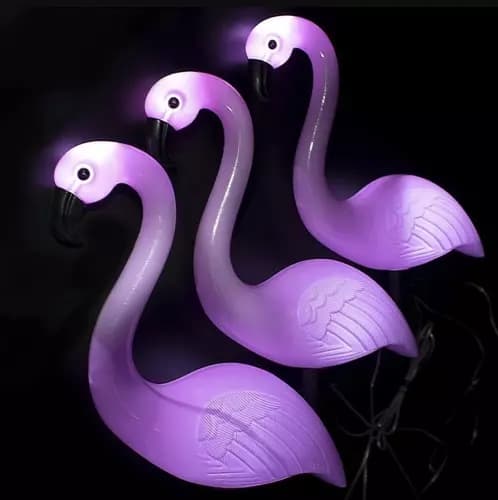 Havelampe Flamingo - Solcelle_MGF Pink