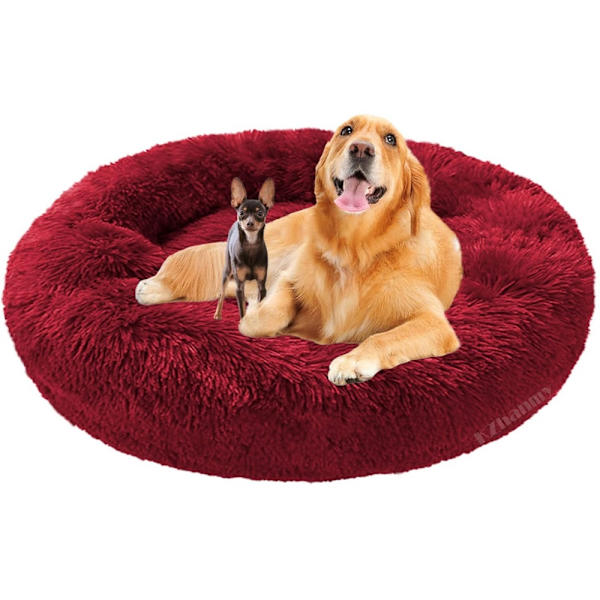 Fluffy hundeseng katteseng blødt pudebetræk sofaseng 80cm_MGF