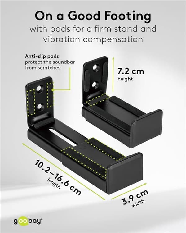 Seinäkiinnike soundbarille Universal