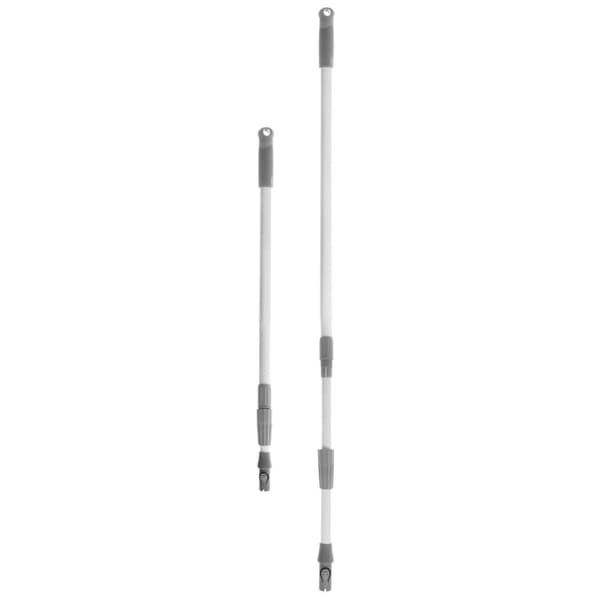 CLEAN SYSTEM teleskopisk stålmopp og kosteskaft 94-158 cm_MGF
