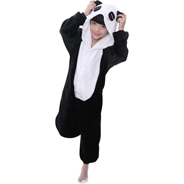 Barn/Unisex Fancy Dress Dyre Kostyme Onesie Pyjamas Jumpsuit Cosplay Kigurumi Jul Halloween Fancy Dress panda 120