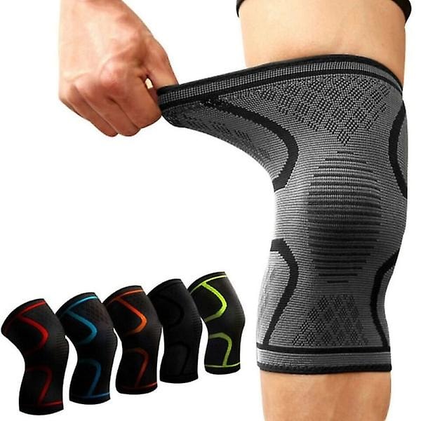 Knee Sleeves with Compression for Training/Running - Grey