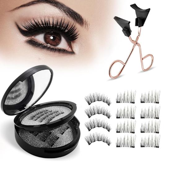 Magnetic False Eyelashes: Full and Half Eye Sets for Glamour