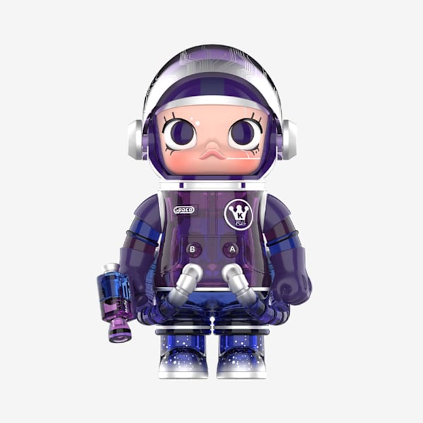 POP MART DIMOO Space Molly Series Figurer, Slumpmässigt Design Actiondockor, Heminredning, Födelsedagspresenter för Flickor och Pojkar (En Slumpmässig Blind Box)