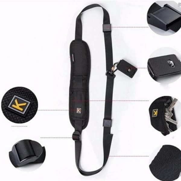 Camera Shoulder Strap for Quick Photography - Comfortable and Secure Single Shoulder Strap for DSLR and Mirrorless Cameras