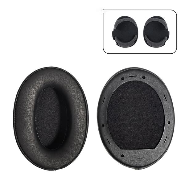 Replacement Ear Pads for Sony MDR-1000X WH-1000XM2 Black Black