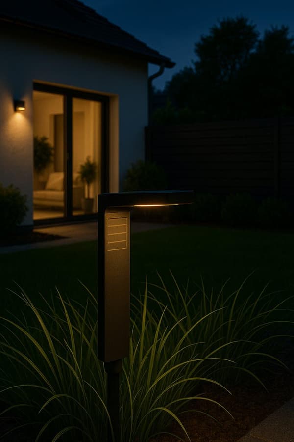 Solcellelampe 30 LED for hagen, HIT GARDEN dekorasjon, skumringssensor_MGF
