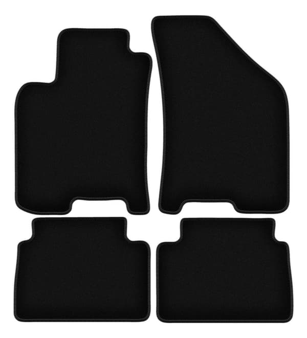 BASIC mustat velourimatot: Chevrolet Lacetti hatchback, sedan (2003-2012)_MGF