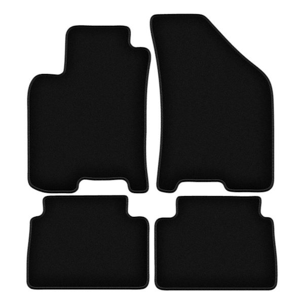 BASIC sorte velourmåtter til: Chevrolet Lacetti hatchback, sedan (2003-2012)_MGF