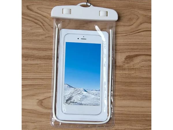 Vanntett pose / etui - Beskyttelse for Mobil_MGF White