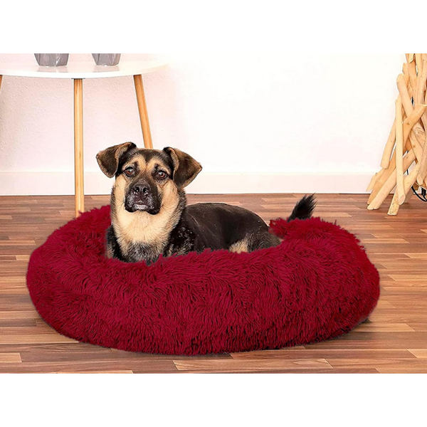 Fluffy hundeseng katteseng blødt pudebetræk sofaseng 80cm_MGF