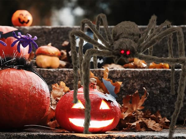 Jätte Spindel - Halloween Dekoration_MGF