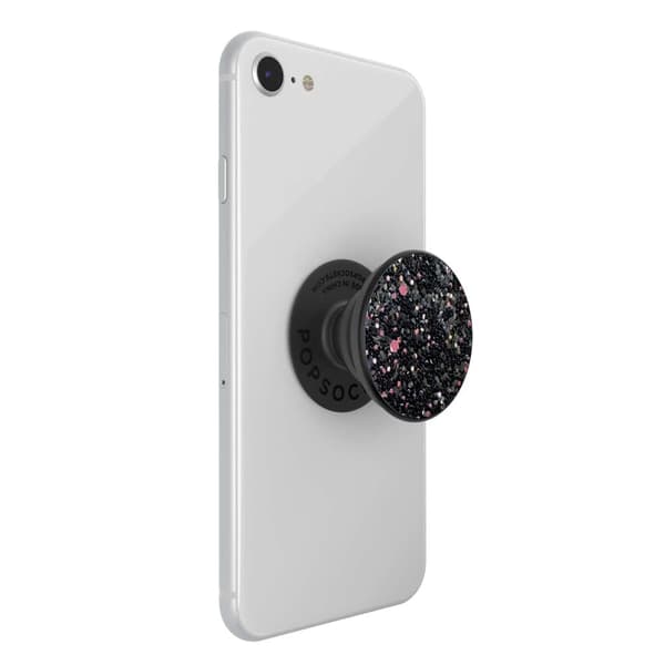 POPSOCKETS Sparkle Black Avtakbart grep med stativfunksjon Premium Multifärg