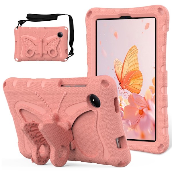 SKALO Xiaomi Redmi Pad SE 8.7 Sommerfugl EVA Deksel - Rosa Pink Rosa