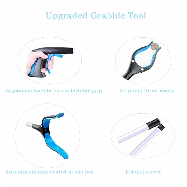 Gripverktyg, 82 cm plockare för äldre, extra lång, lättvikt