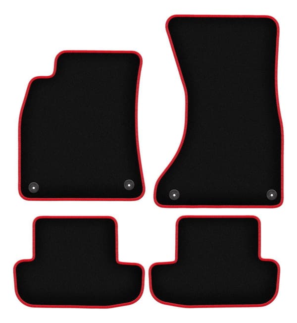 CARLUX-RED bilmåtter til: Audi A5 8T coupe (2008-2018)_MGF