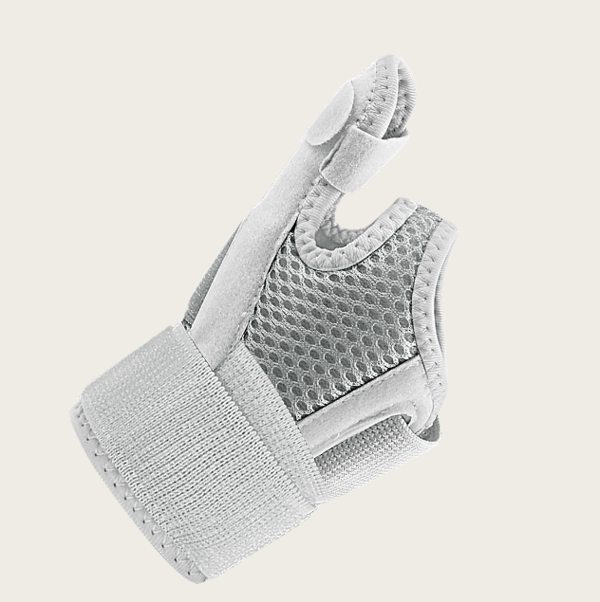 Compression Glove for Thumb and Wrist Support Grey Grey