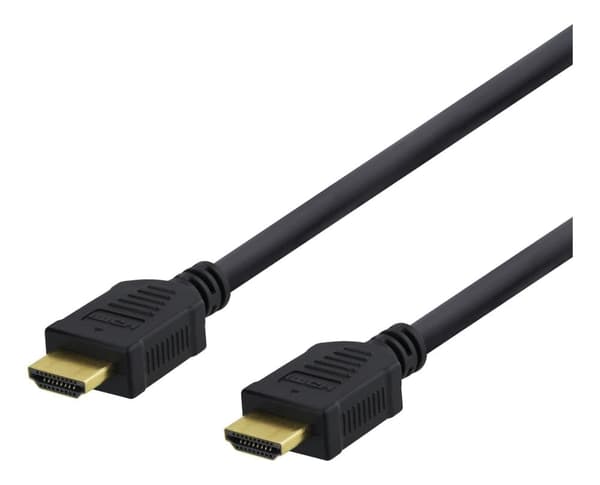 Højhastigheds Premium HDMI-kabel, 1,5 m, Ethernet, 4K UHD, sort Svart