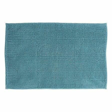Chenille Badrumsmatte 80x50 cm Blå_MGF