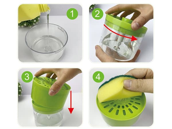 Oppvaskmiddeldispenser - Pumpe for oppvaskmiddel - Disk_MGF