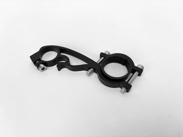 Cykelstyrforlænger, multifunktionelt beslag i aluminiumslegering Sort Black