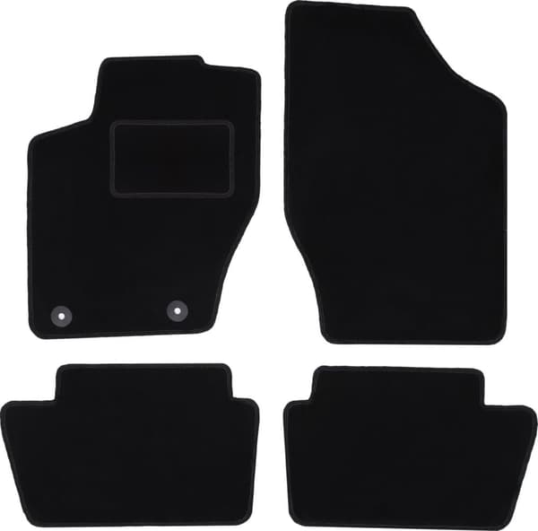 Velourmåttesæt til: Citroen C4 II hatchback, stationcar (2010-2018)_MGF