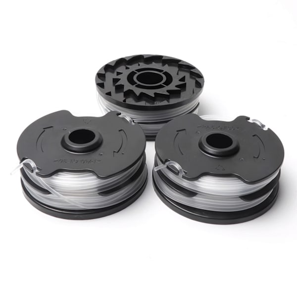 3-pack replacement spools with trimmer line for Black Decker AF-100-3ZP grass trimmer