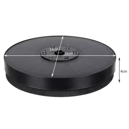 Fontene med Batteri & LED - Solcellefontene / Vannfontene - Solcell_MGF