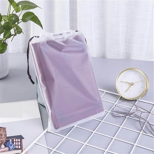 Drawstring Storage Bags 3 Sizes 15-Pack White White