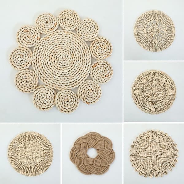 Naturlig väggkorg Vägghängande dekor 38CMD D 38cm D 38cmD