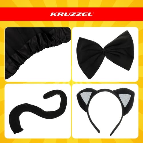 Kattkostyme for barn - 4 deler_MGF Black