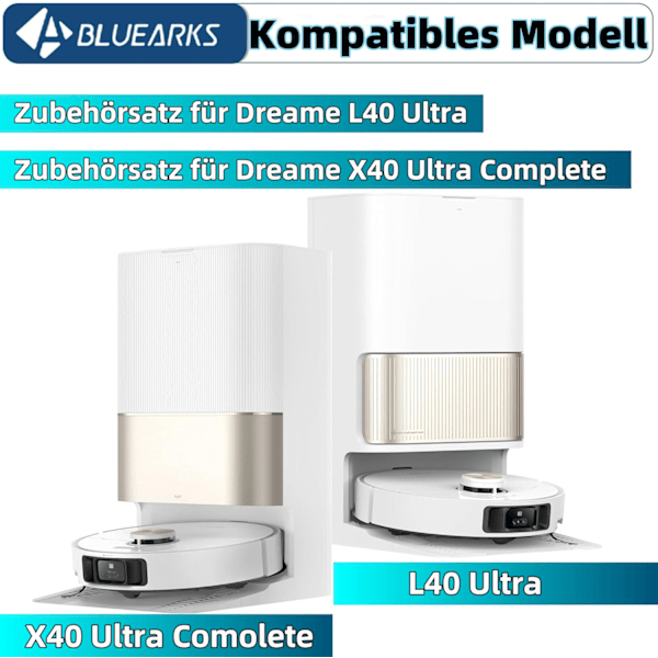 INF Lisätarvikkeet Dreame X40 Ultra/L40 Ultra Robotti-imurille