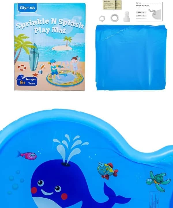 Haveswimmingpool Sprinklermåtte til børn 180 cm_MGF