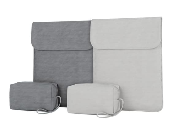 13,3\" Laptopfodral / Computertaske / Macbook - Læder - Vælg farve_MGF LightGrey