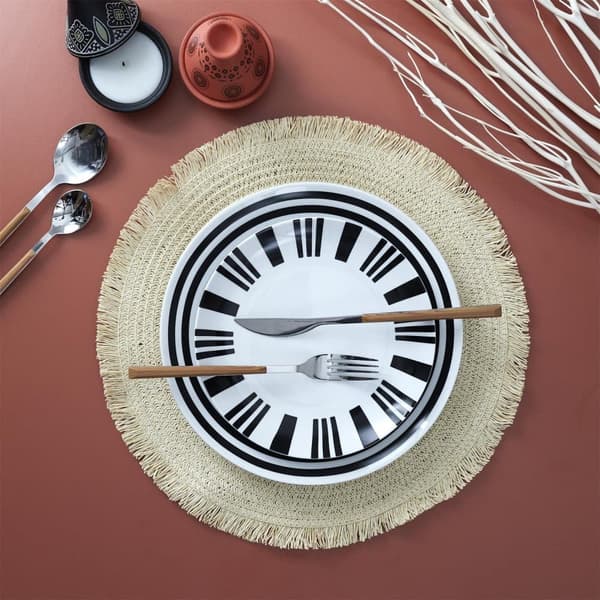 PLATTMATTA naturlig 38cm boho material_MGF