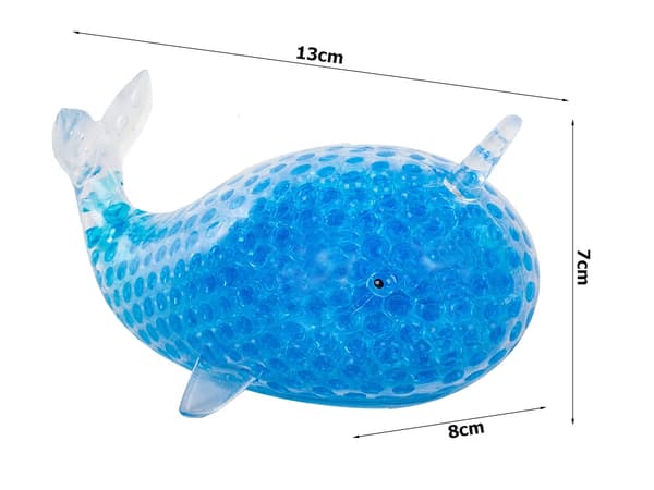 Anti-stress squishy gel squishy delfin sensoriske baller store crush_MGF