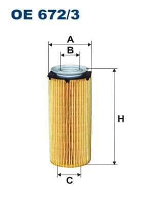 OLJEFILTER OE6723 FILTRON_MGF