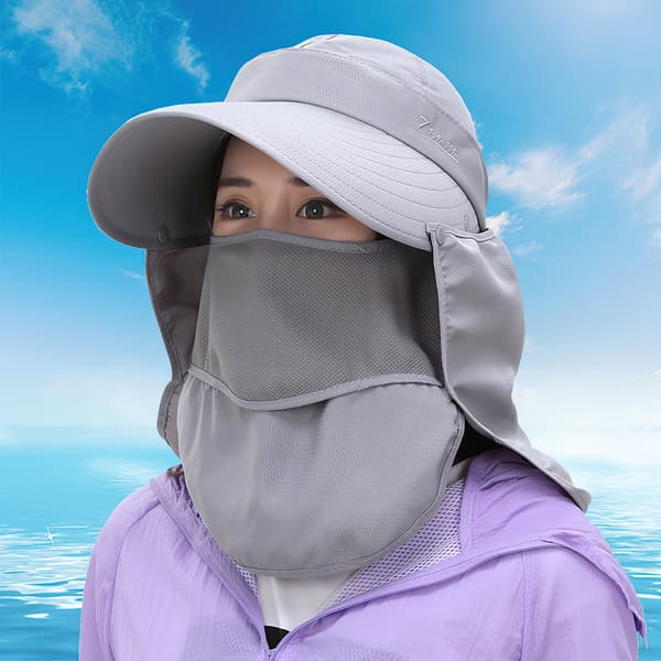 Solbeskyttelse Foldbar UV-beskyttelse Fiskehat Solhat Rosa