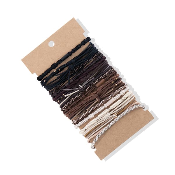 Boho-punotut hiuslenkit - 24 kpl monivärinen Multicolor1