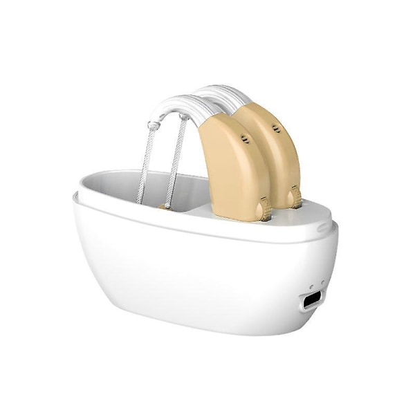 Laddningsbara Beige Hörselhjälpmedel - Par Hörlurar 0.2