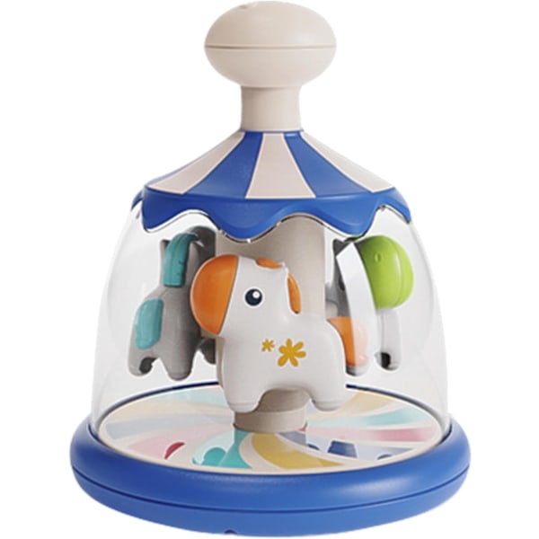 Push and Spin Carousel | Kids Interactive Cause and Effect Toy for Developmental Play