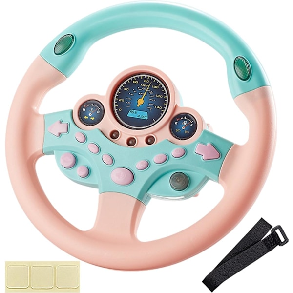 Kids Steering Wheel Toy | 360 Degree Rotating Driving Controller with Music