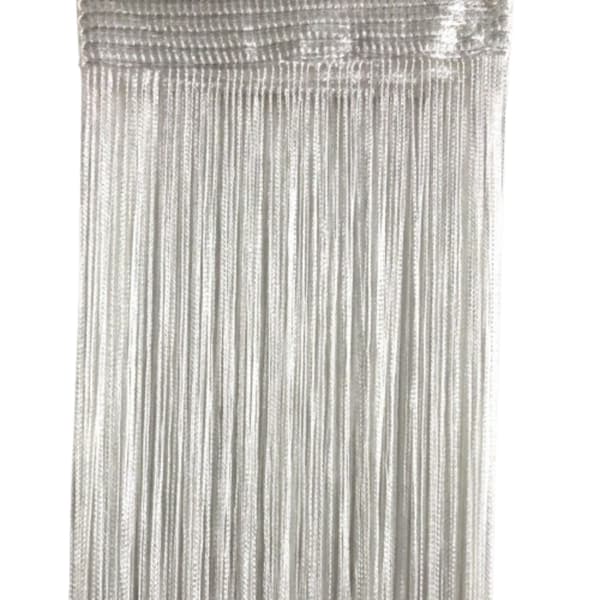 Frynsegardin 100x200 cm 1 par Hvit White