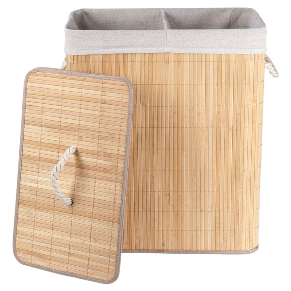 Beige tvättkorg i bambu 90 l_MGF