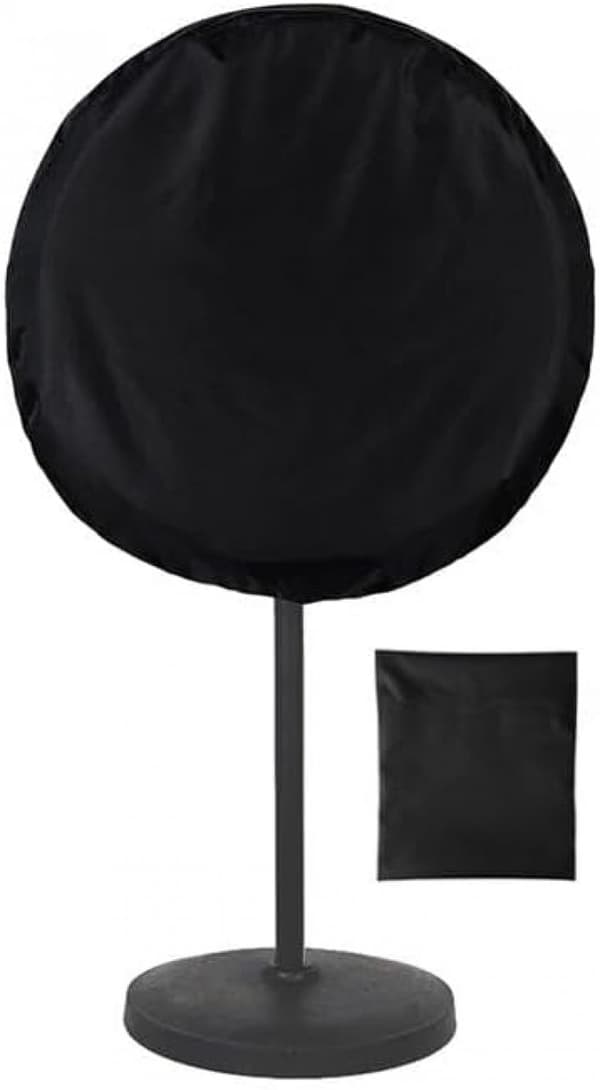 Ventilatorovertræk - Velegnet til 18\" - 24\" ventilatorer - 61*19*61 cm - Sort - Høj kvalitet - Holdbar