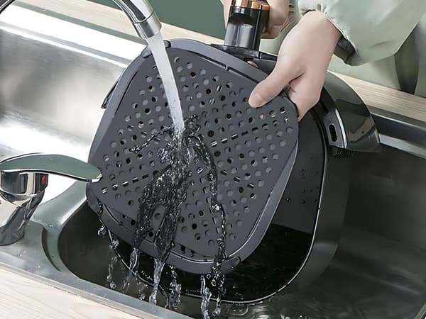 Silikonform 21 cm - Firkantet underlag til airfryer_MGF