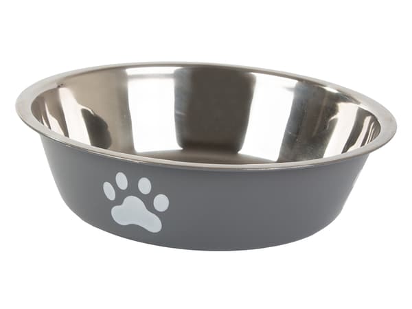 Anti-skrid metal til hunde kattefoder vandskål 150ml_MGF