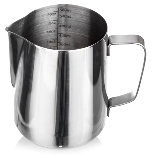 Mælkekande i stål med målekop 580 ml_MGF